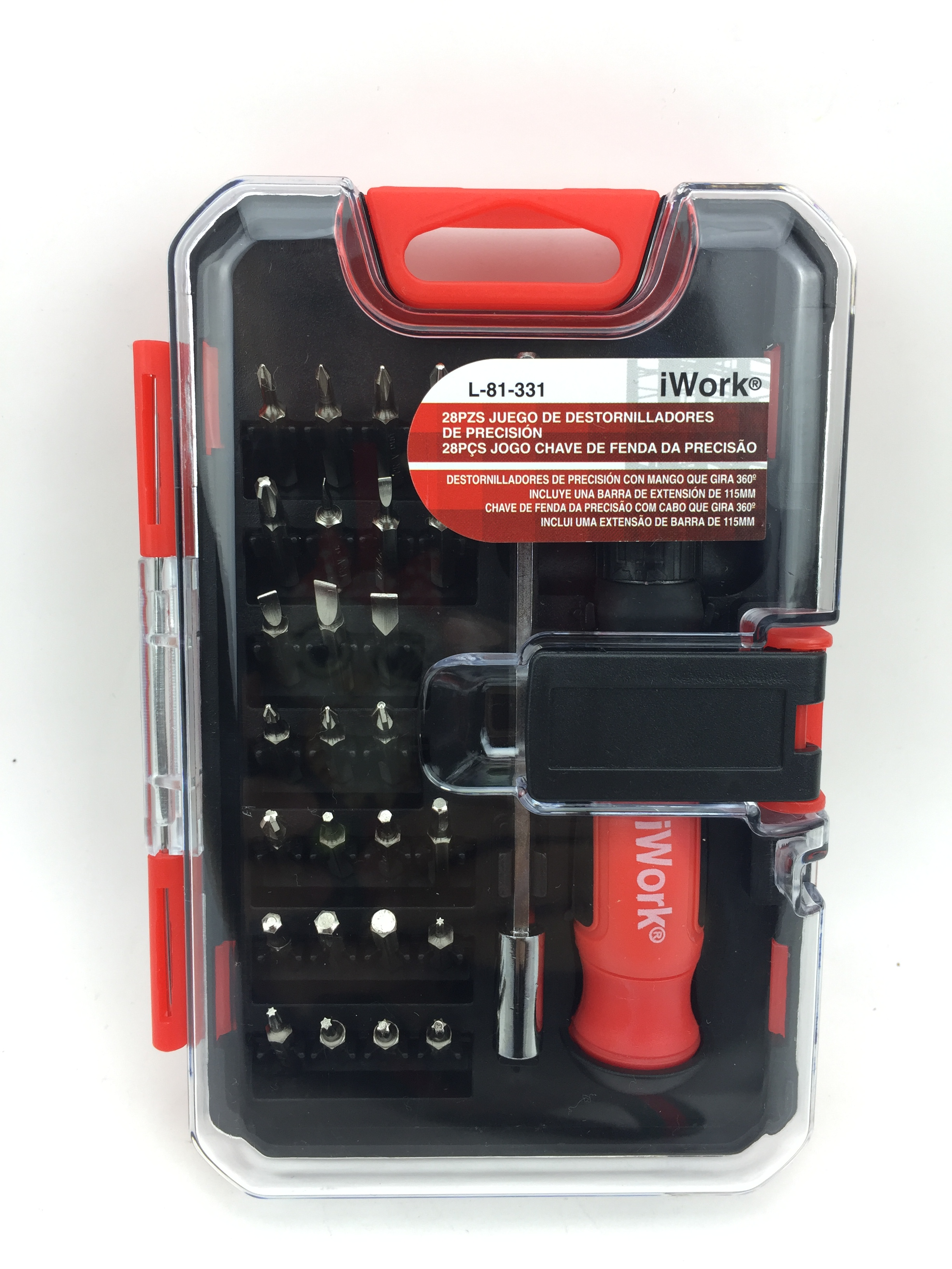 HZF-8654 28pc Screwdriver&Bits Set