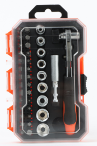 HZF-9144   39pc Ratchet Screwdriver Set