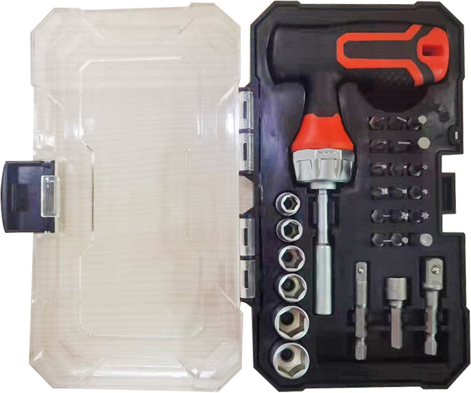 HZF-9149   29pc Ratchet Screwdriver&Bits set