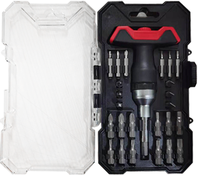 HZF-8212-5  25pc Ratchet Screwdriver Set